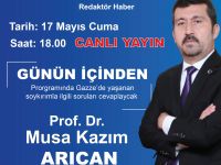 Genel Başkan Arıcan Redaktör haberin canlı yayın konuğu olacak