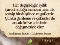 D. Mehmet Doğan'dan Batılılaşma ihaneti