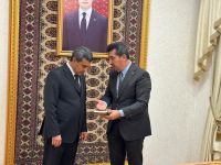 TYB Genel Başkanı Bakan Shamyradovich’i ziyaret etti