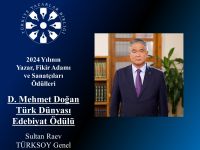 Genel Sekreter Raev, D. Mehmet Doğan Türk Dünyası Edebiyat Ödülü ile onurlandırıldı