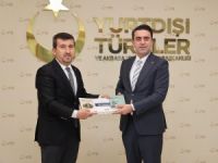 TYB Genel Başkanı Arıcan  YTB Başkanı Turus’u ziyaret etti