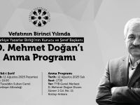 Doğan, vefatının birinci yılında yâd edilecek