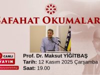 Safahat Okumaları Prof. Dr. Maksut Yiğitbaş ile Devam Ediyor