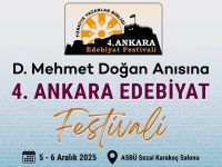 4. Ankara Edebiyat Festivali 5-6 aralık 2025 tarihlerinde yapılacak