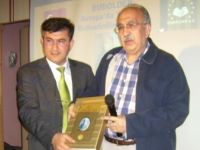 TYB Genel Başkanı İbrahim Ulvi Yavuz’a EUBOLDER’den ödül.