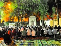 Tarihi namazgâh teravih için açıldı