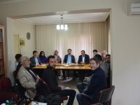 Genç Yazarlar birimi için gençlerle bir araya gelindi.