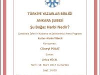 Çanakkale Zaferi'ni Kutlama ve Şehitlerimizi Anma Programı