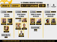 9. İstanbul Edebiyat Festivali'nin Üçüncü Günü