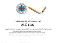 Alo 136; Şiiri Bırakma Hattı Açıldı