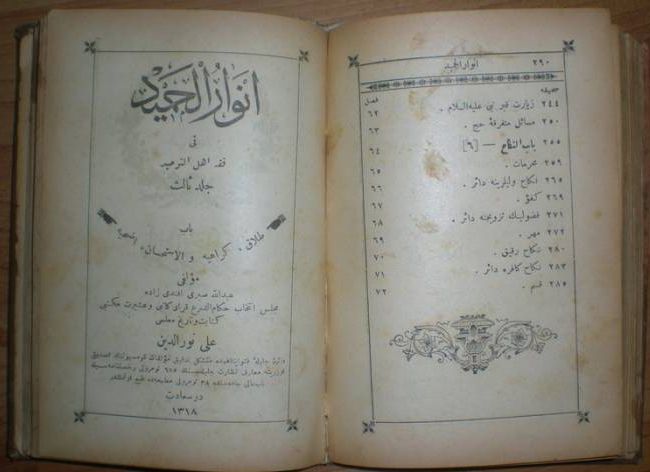 Envaru'l Hamid, Sabrizade Ali